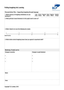 Personal Action Plan-Imagining