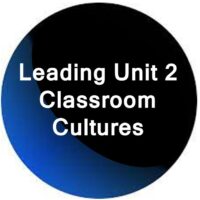 Leading Unit 2, Classroom Cultures Slide6